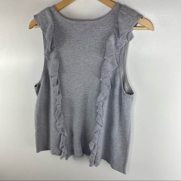 MADEWELL Heavy Knit Ruffle Sweater Tank - Picture 5 of 7